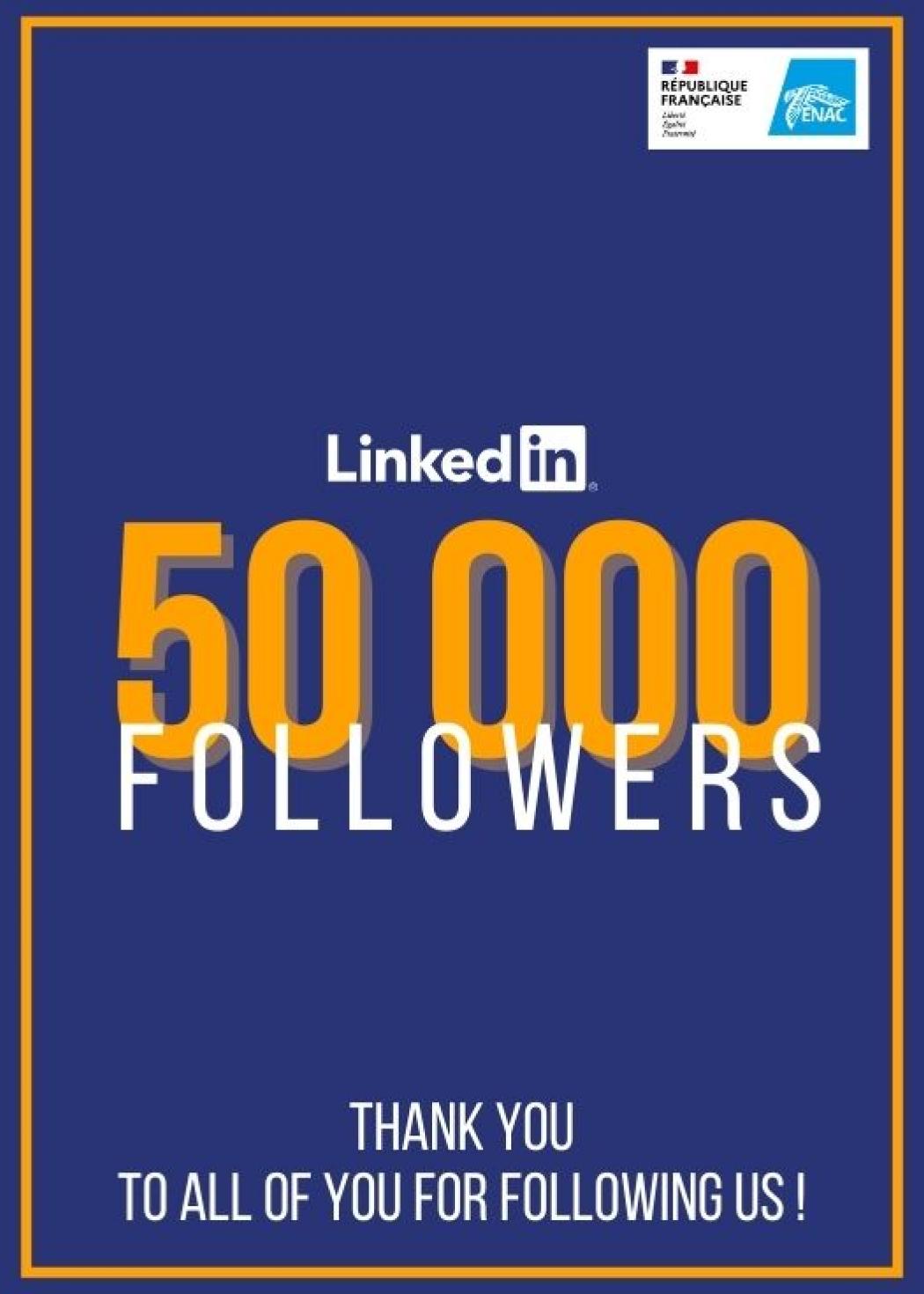 LinkedIn 50k ENAC en